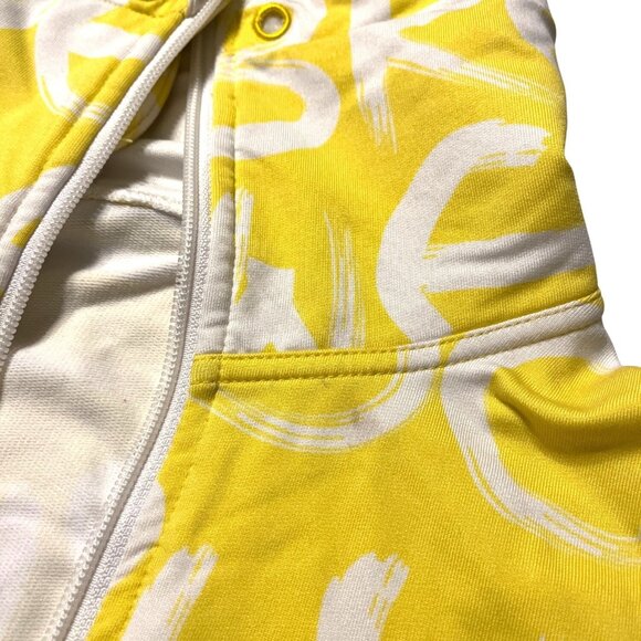 Lululemon *Rare* Victory Manifesto Yellow/White Full-Zip Athletic Jacket Size 6 - Picture 3 of 7